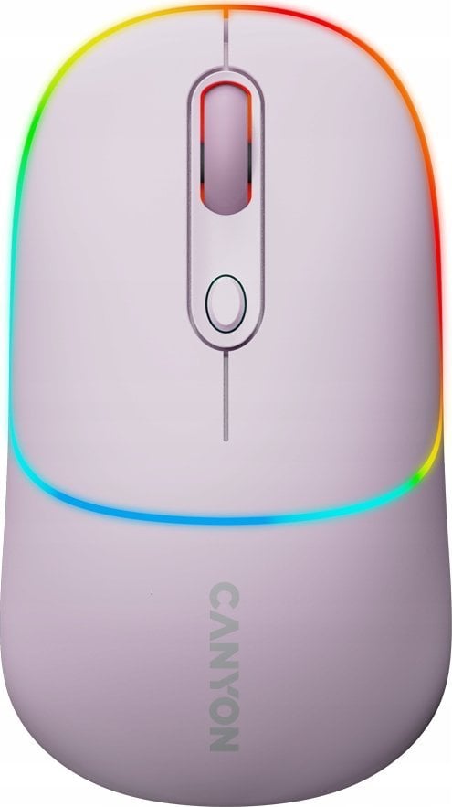 Mysz Canyon CANYON MW-22, 2 in 1 Wireless optical mouse with 4 buttons,Silent switch for right/left keys,DPI 800/1200/1600, 2 mode(BT/ 2.4GHz), 650mAh