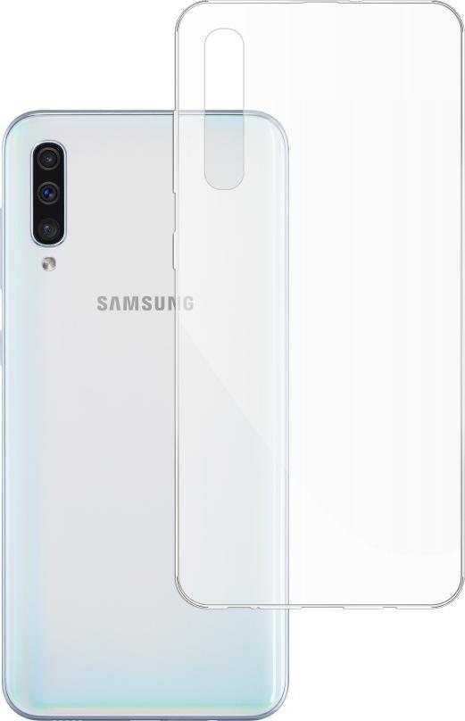 etumi Etui Do Samsung A50/ A50S/ A30S Gumowe Slim Clear Pokrowiec Ochronny / Futerał Obudowa / Ochrona Clear Cover Bezbarwne Slim Case0067