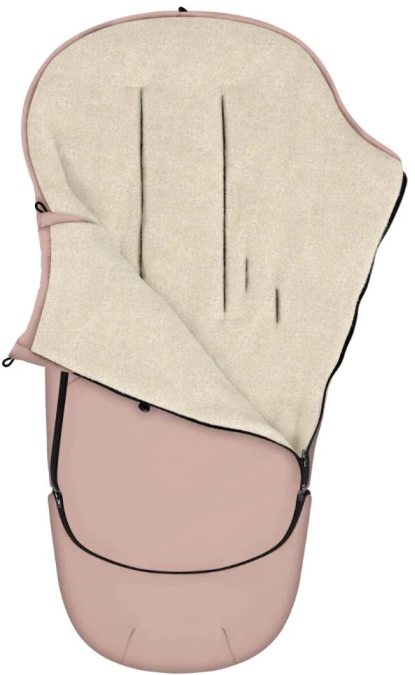 Zaffiro - Regulowany wełniany śpiwór EverGrow Aspen 0-36m - Baby Pink U