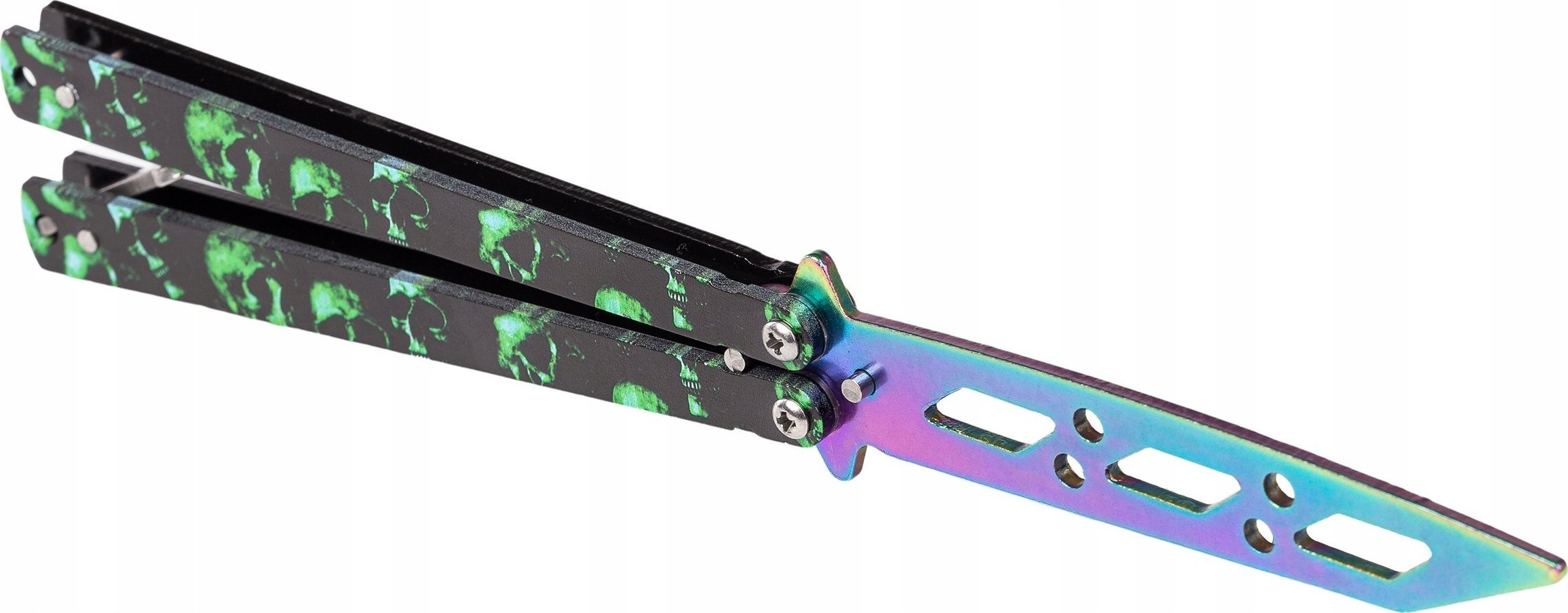 ShotGun.com.pl Nóż motylkowy treningowy NEW SERIES CS:GO rainbow