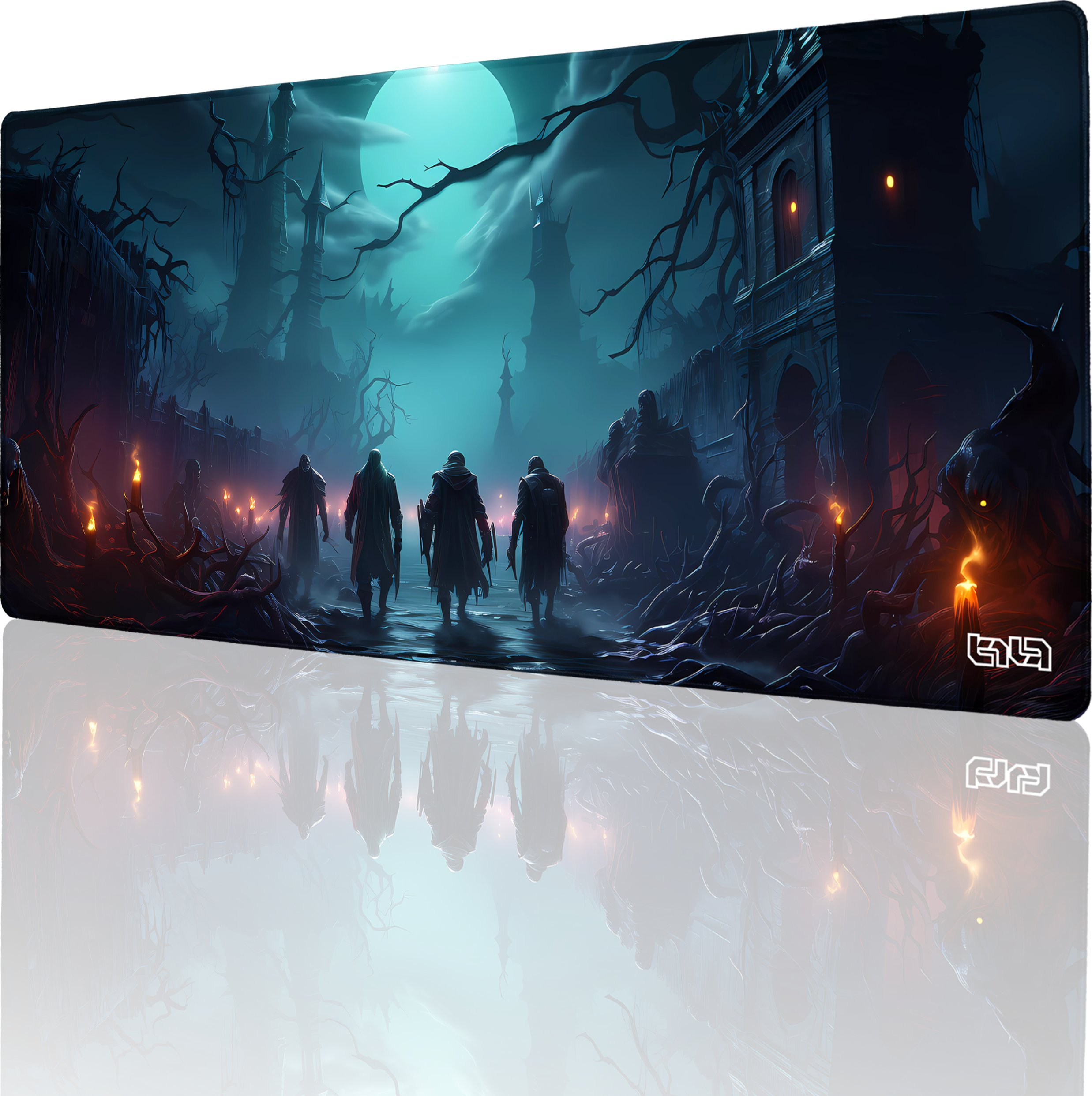Podkładka Tilt PODKŁADKA POD MYSZ GAMINGOWA Zmutowany Cmentarz 90x40 TILT Duża Dla gracza