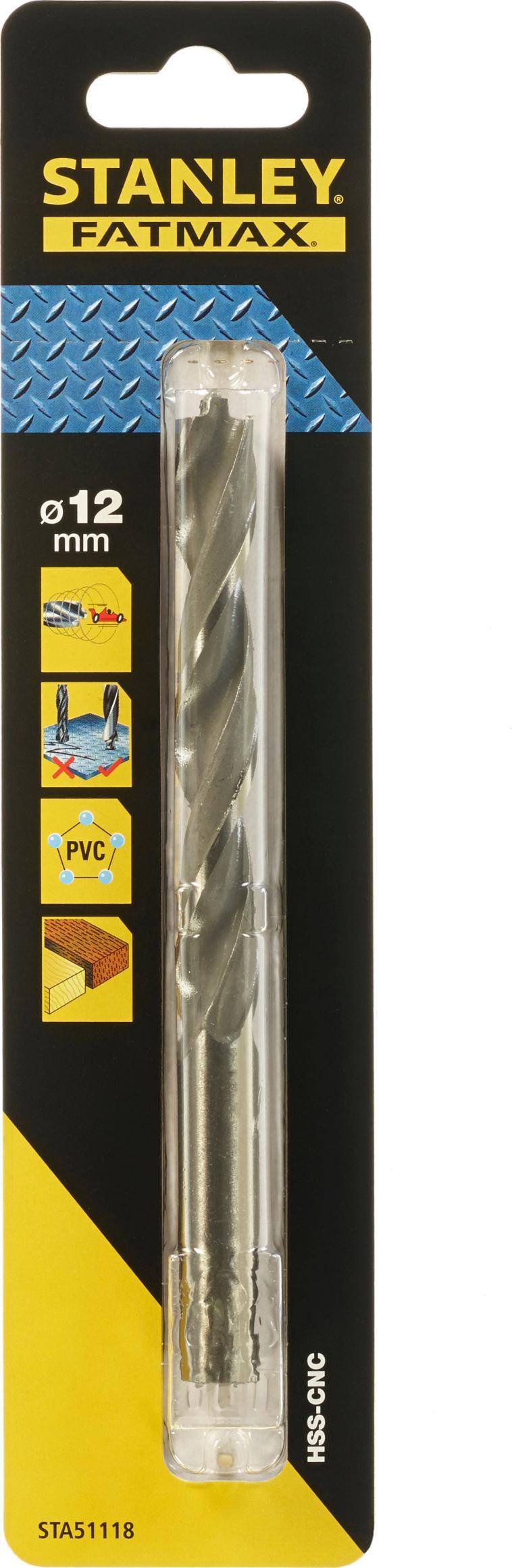 Wiertło Stanley Wiertło do metalu hss-cnc fi=12 mm