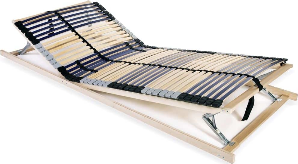 vidaXL Stelaż do łóżka z 42 listwami, drewno FSC, 7 stref, 80x200 cm