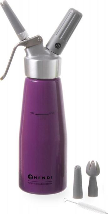 Hendi Syfon do bitej śmietany Kurt Scheller Fioletowy 0,5 L - Hendi 975886 Syfon do bitej śmietany Kurt Scheller Fioletowy 0,5 L - Hendi 975886