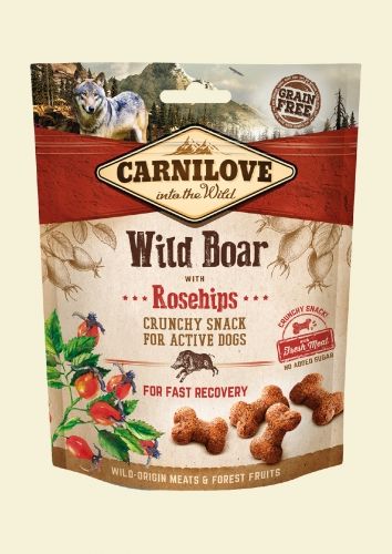 Carnilove Przysmak Dog Snack Fresh Crunchy Wild Boar+Rosehips 200g