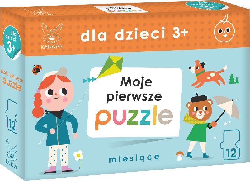 Kangur Dla dzieci 3+ Moje pierwsze puzzle Miesiące 40667