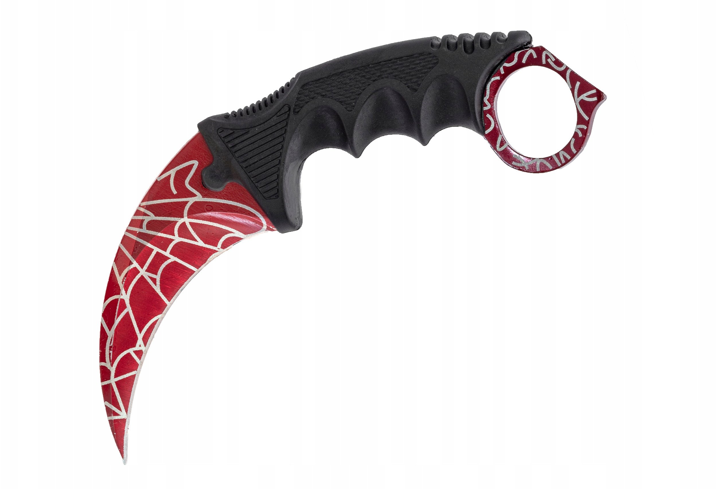 Nóż typu karambit CS:GO Crimson Web red
