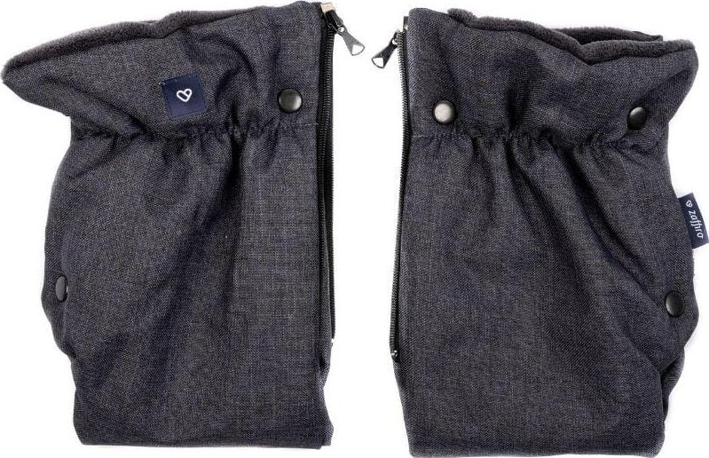 Zaffiro Rękawiczki Mufki do wózka iMove Plusz Melanż Grafitowy Zaffiro