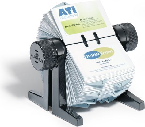 Durable Wizytownik obrotowy Visifix CUBO czarny (2447-01)