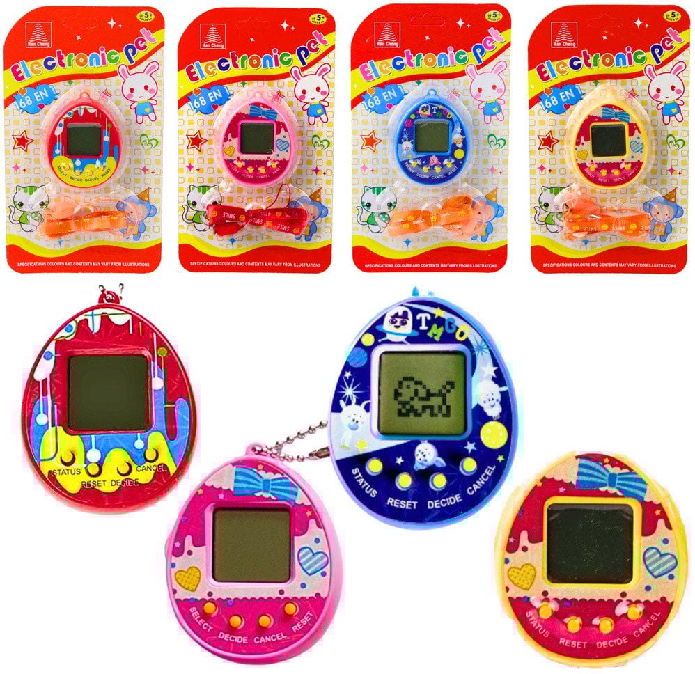 Tamagotchi Gra Elektroniczna Wirtualne Zwierzątko Jako Smycz Mix