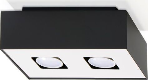 Lampa sufitowa Lumes Nowoczesny plafon kuchenny E774-Mons - czarny
