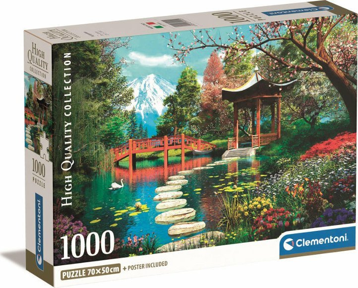Clementoni Puzzle Compact Fuji Garden 1000 elementów