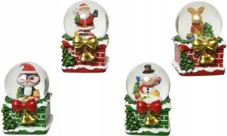 Kaemingk Szklana kula śnieżna ozdobna 7 cm