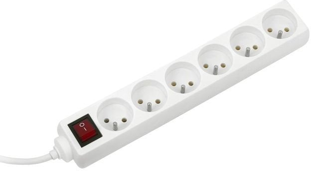 Konnoc DX-5FS 10m pětizásuvka s vypínačem