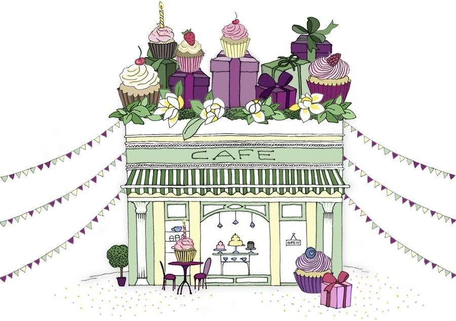 Clear Creation Karnet Swarovski kwadrat Kawiarnia (CL2404)