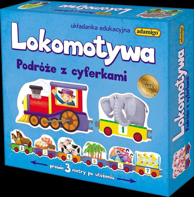 Adamigo Lokomotywa - podróże z cyferkami - GXP-605070
