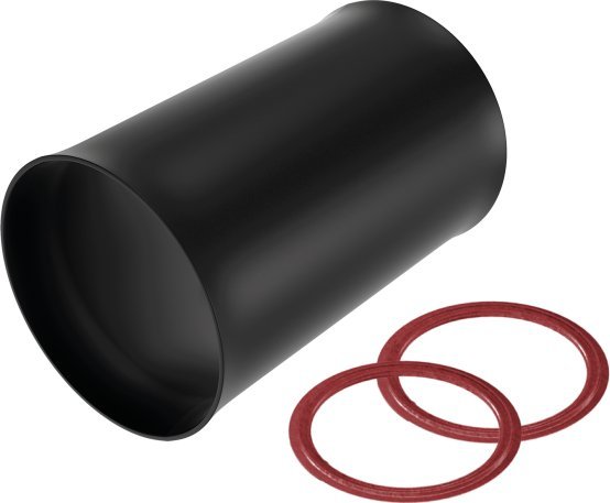 Heatpex Łącznik dwukielichowy do rury 75 z kompletem 2 szt. uszczelek