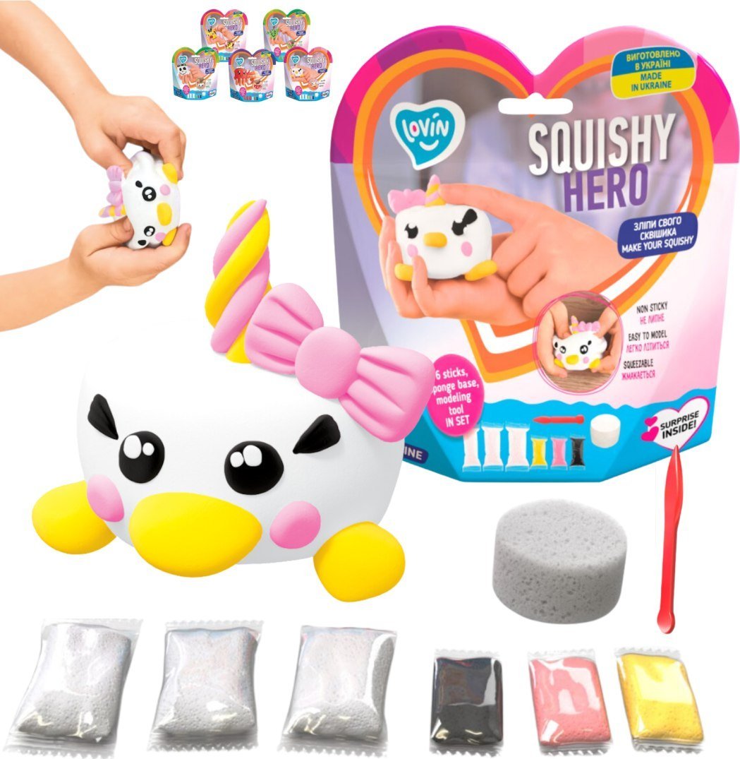 Squishy Zestaw z lekka plastelina MIX 70163