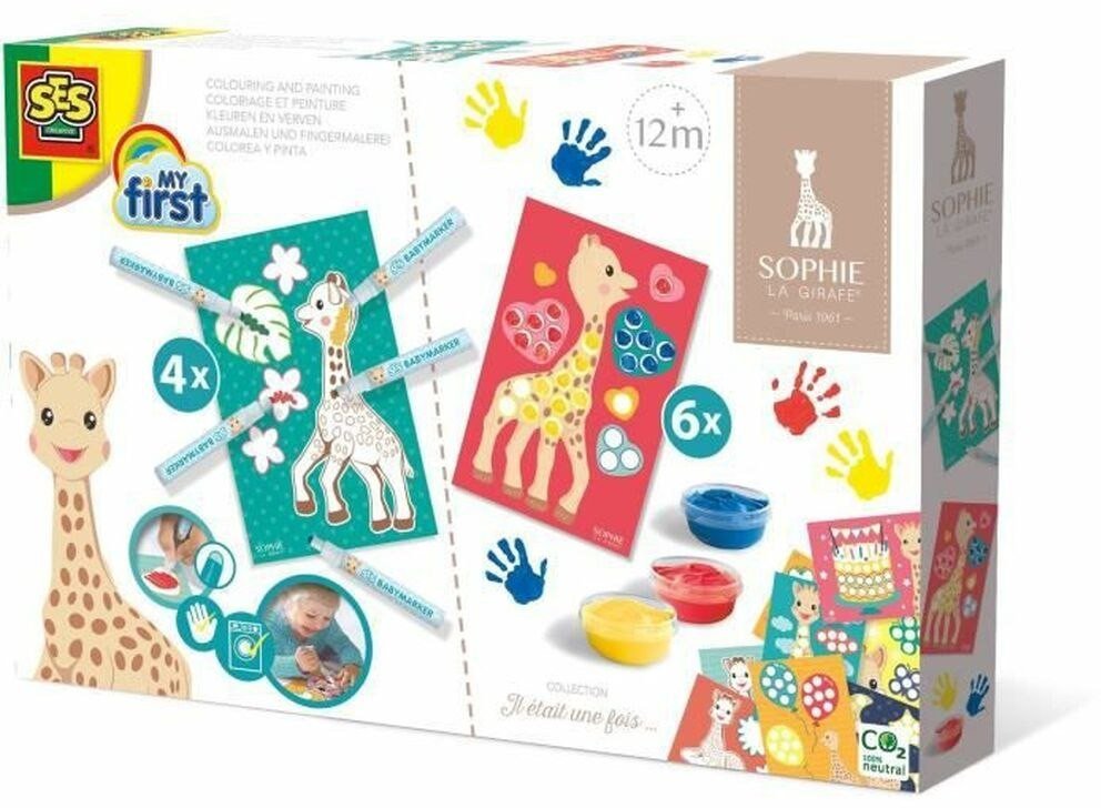 Rysunki do Malowania SES Creative Sophie la girafe