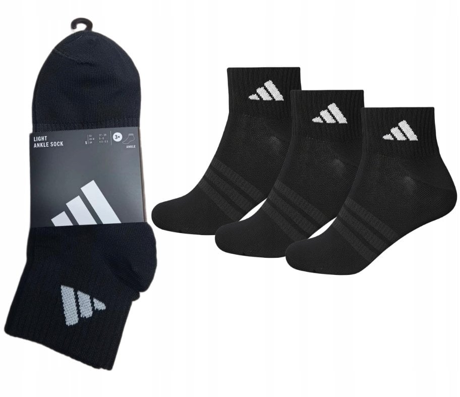 Skarpety adidas Thin Essentials Ankle 3P 3P KC9613