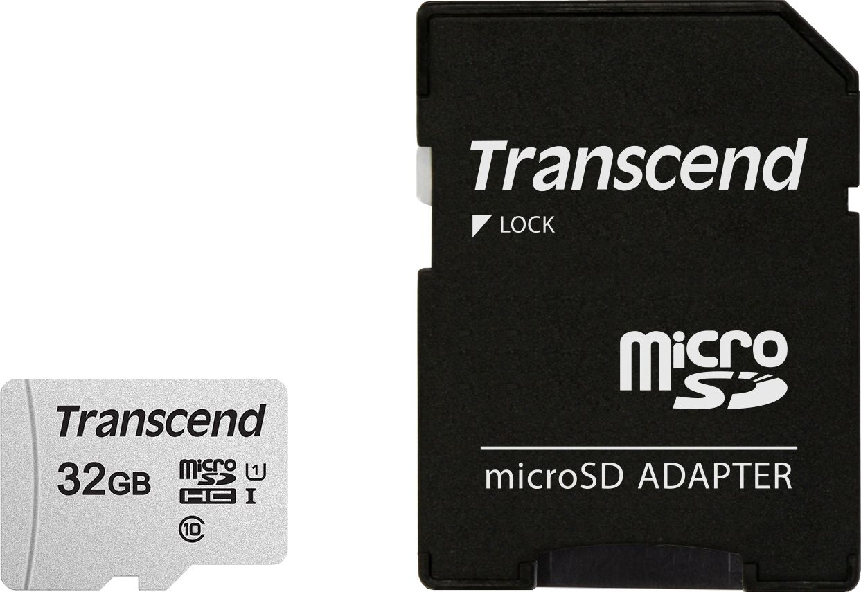 Karta Transcend 300S MicroSDHC 32 GB Class 10 UHS-I/U1 (TS32GUSD300S-A)