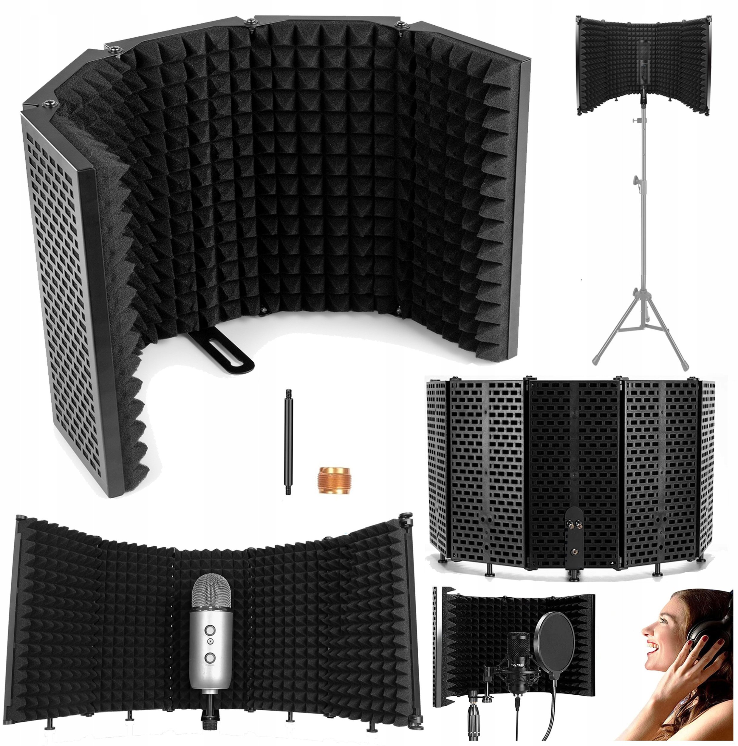 DNA NSP kabina akustyczna przenośna ekran studyjny