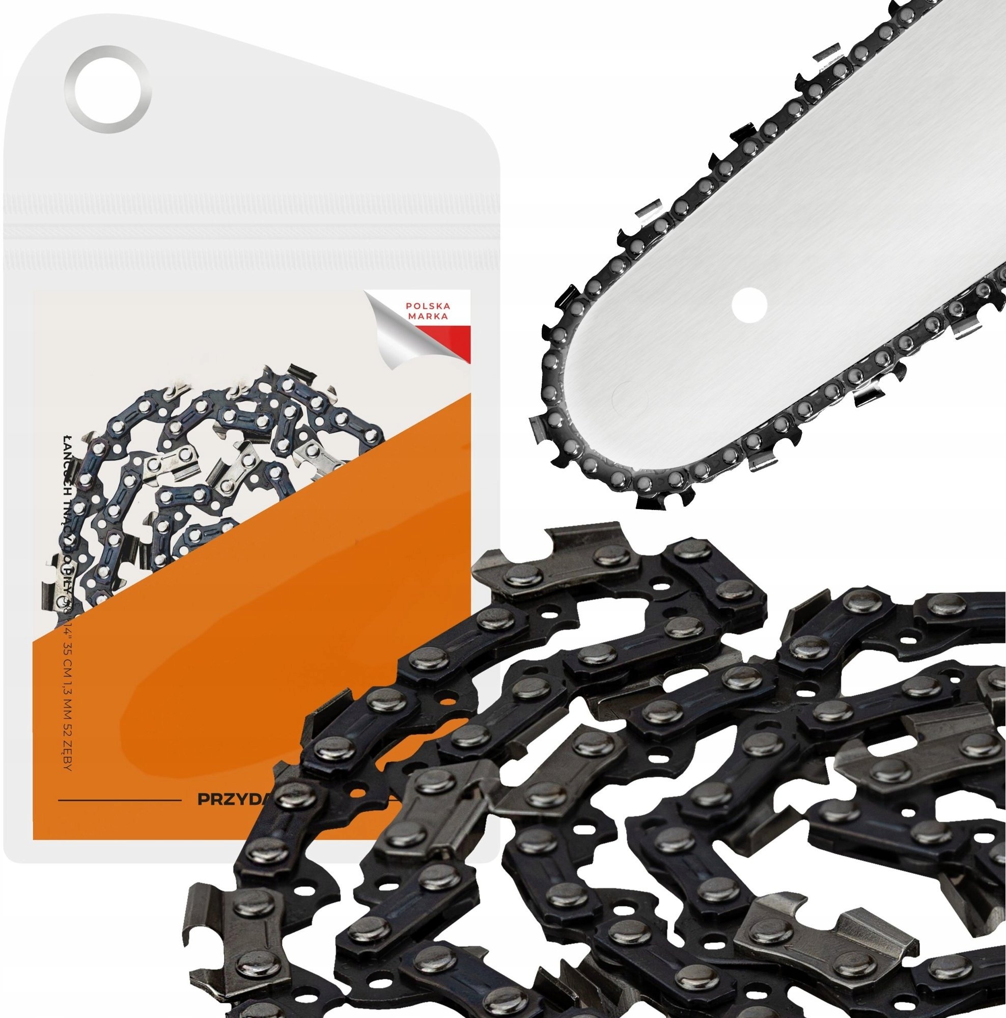 ŁAŃCUCH TNĄCY DO PIŁY PILARKI SPALINOWEJ ELEKTYCZNEJ 3/8" 14" 35CM 1,3MM