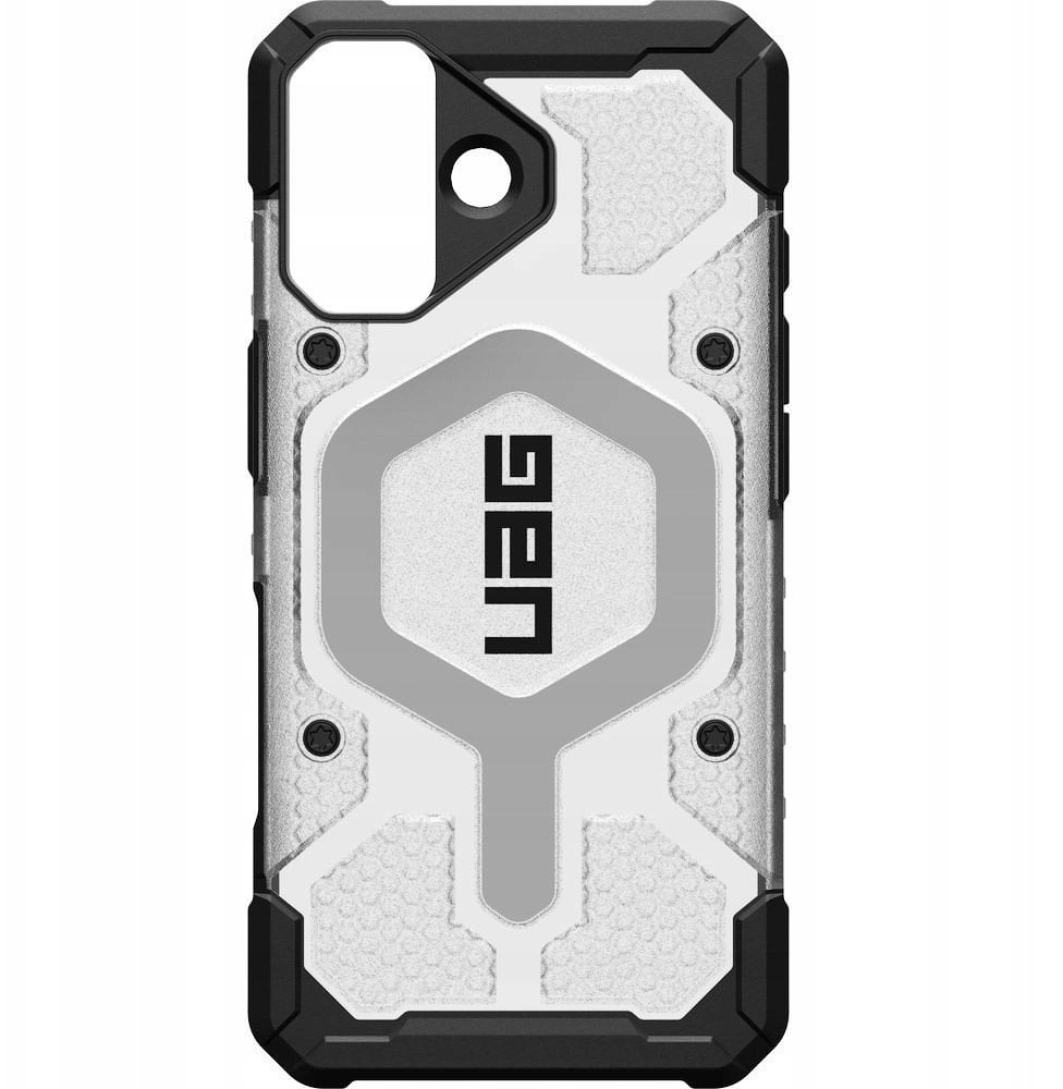 UAG Pathfinder Clear MagSafe - etui do iPhone 17 kompatybilne z MagSafe ice/silver