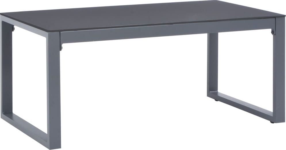 vidaXL Stolik kawowy, 90 x 50 x 40 cm, aluminium