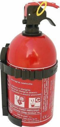 Carcommerce GAŚNICA SAMOCHODOWA GP-1 BC Z UCHWYTEM