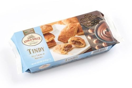 Ciastka z kremem orzechowym Tindy Nocciola 110g - Asolo Dolce