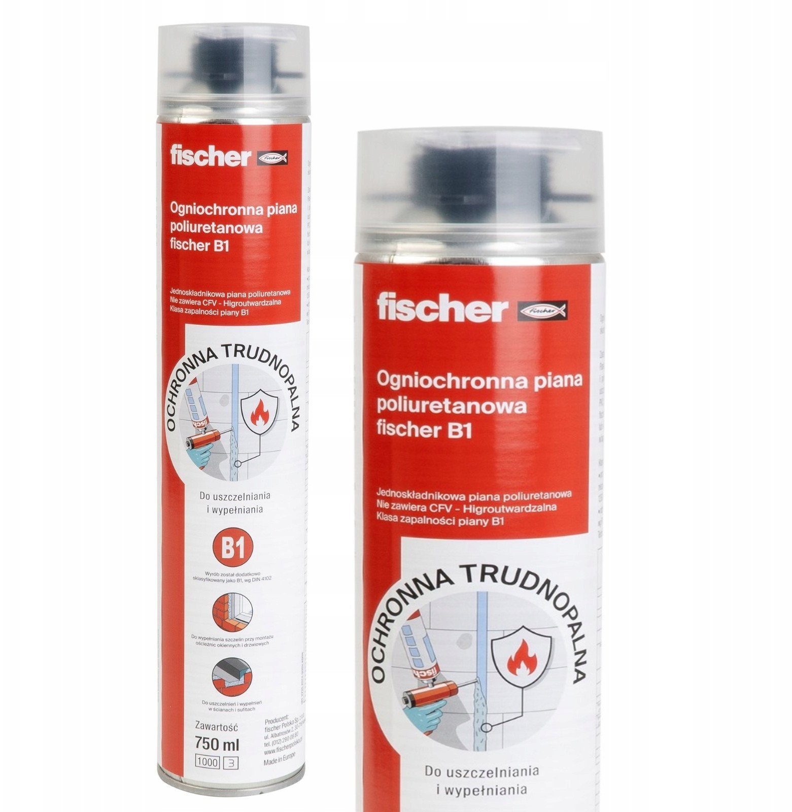 PIANKA PISTOLETOWA OGNIOODPORNA PUP B1 750ML