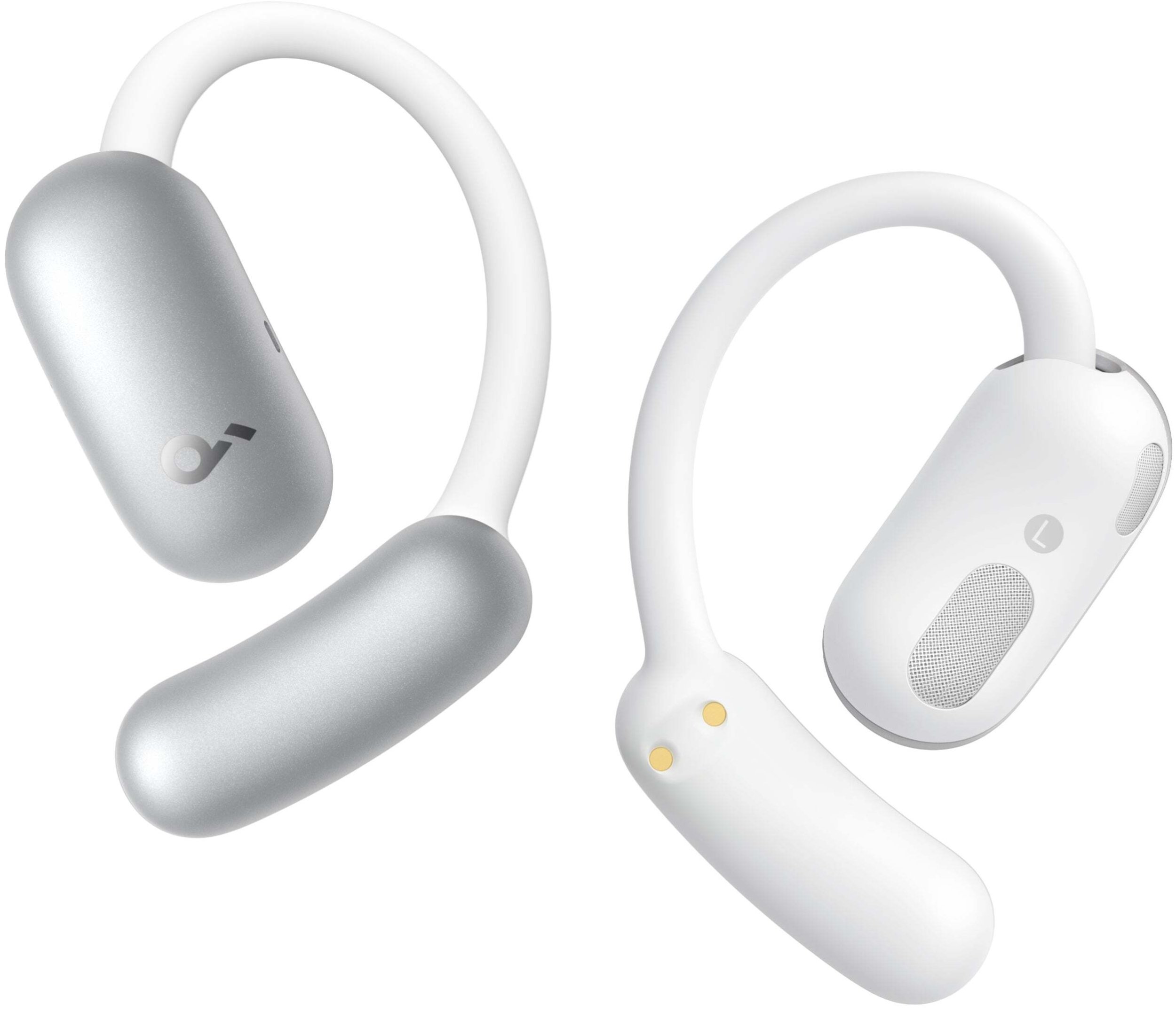 Słuchawki Anker Soundcore AeroFit 2 AI white Słuchawki nauszne, 35 godzin czasu odtwarzania IP55 w tym Asystent AI i tłumaczenie