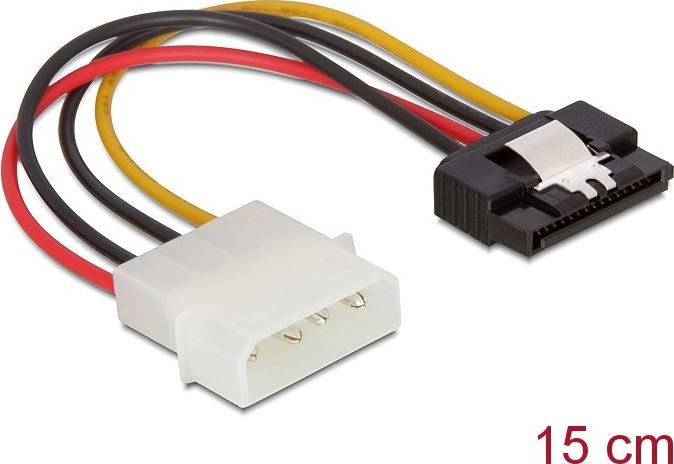 Delock Molex - SATA, 0.15m, Wielokolorowy (60120)