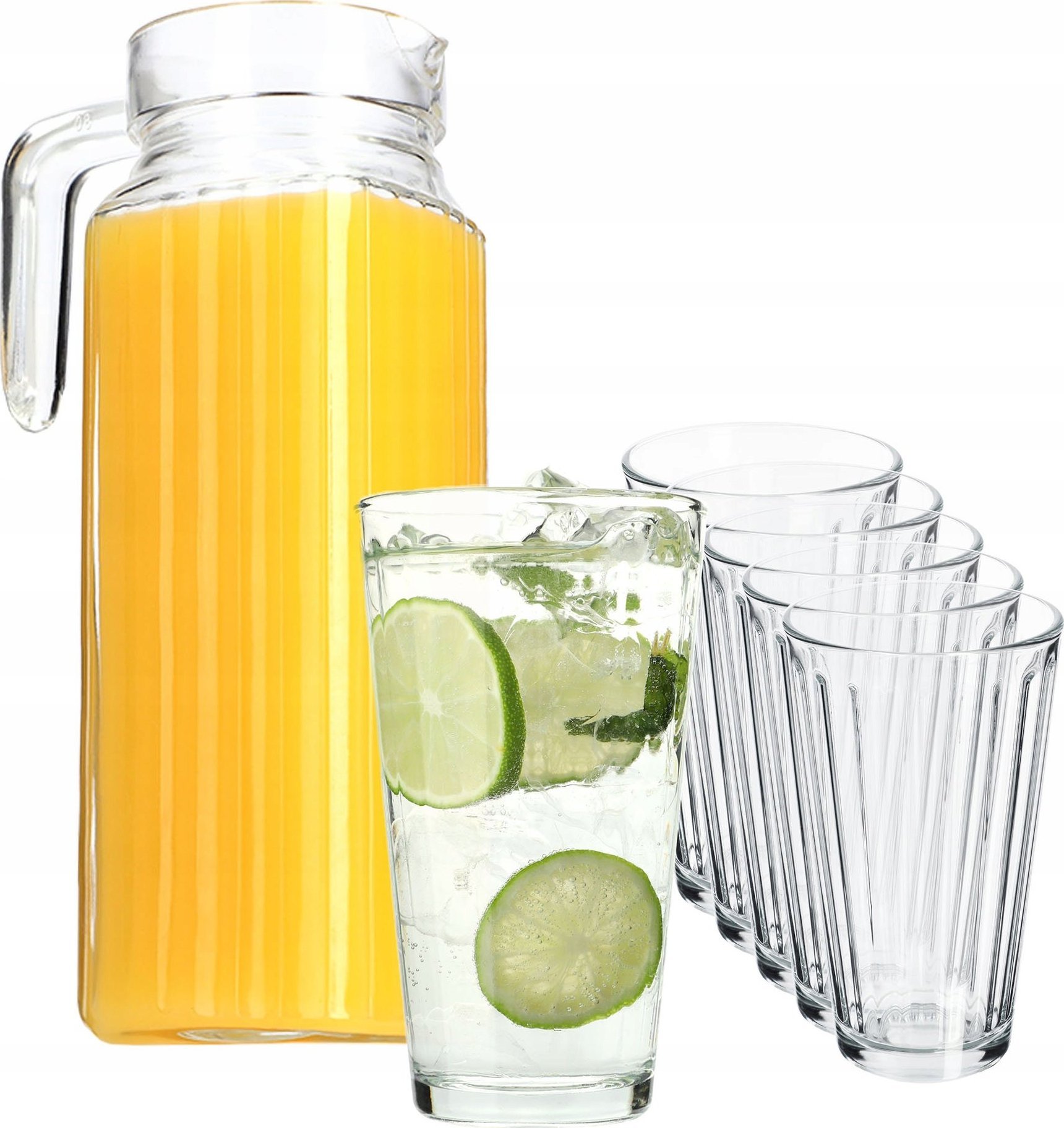 Kadax KADAX Szklan Arvid wys360ml 6szt + dzba Malmo1,1l