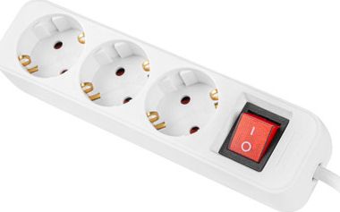 Listwa zasilająca Lanberg PS1-05F 3 gniazda 1.5 m biała (PS1-03F-0150-W)
