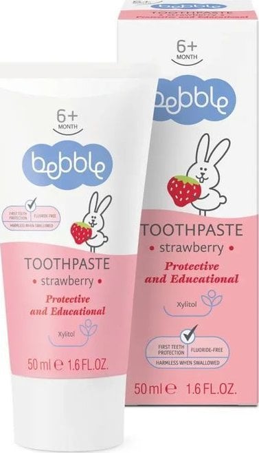 Bebble 6752 PASTA DO MYCIA ZĘBÓW TRUSKAWKA BEBBLE 3016-01-019