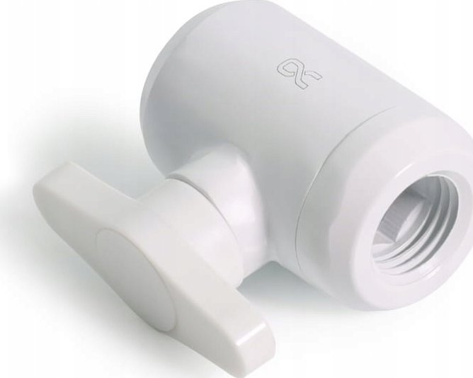 Alphacool Alphacool Eiszapfen 2 Wege Kugelhahn G1/4 - wei