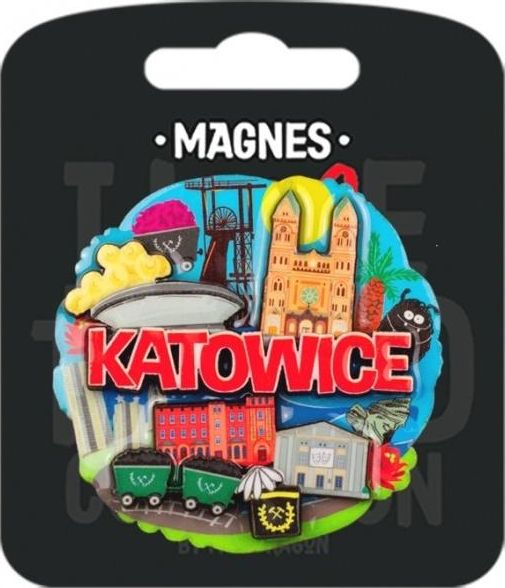 Pan Dragon Magnes I love Poland Katowice ILP-MAG-C-KAT-04