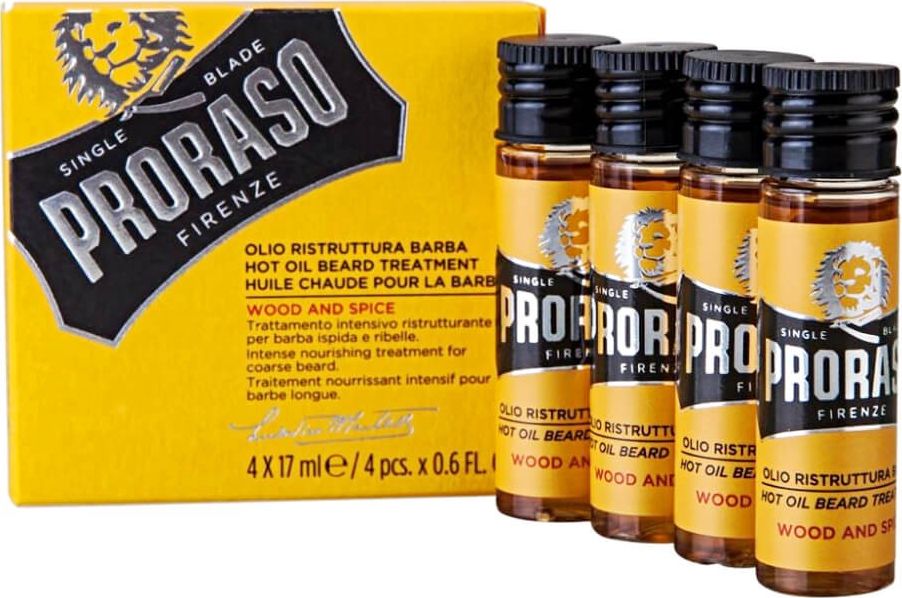 Proraso PRORASO Wood & Spice Hot Oil Beard Treatment Olejek do zarostu 68ml