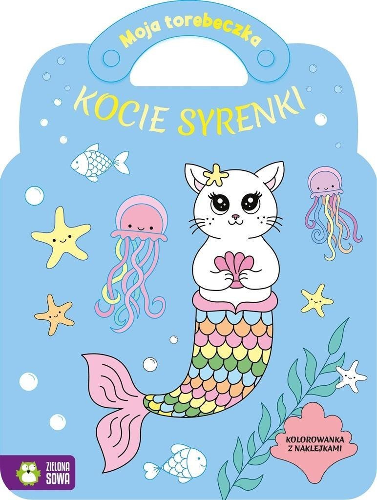 Zielona Sowa Moja torebeczka. Kocie syrenki