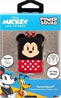 Kabel USB Thumbs Up USB-A - USB-C + microUSB + Lightning 0.6 m Czerwono-czarny (1002591)