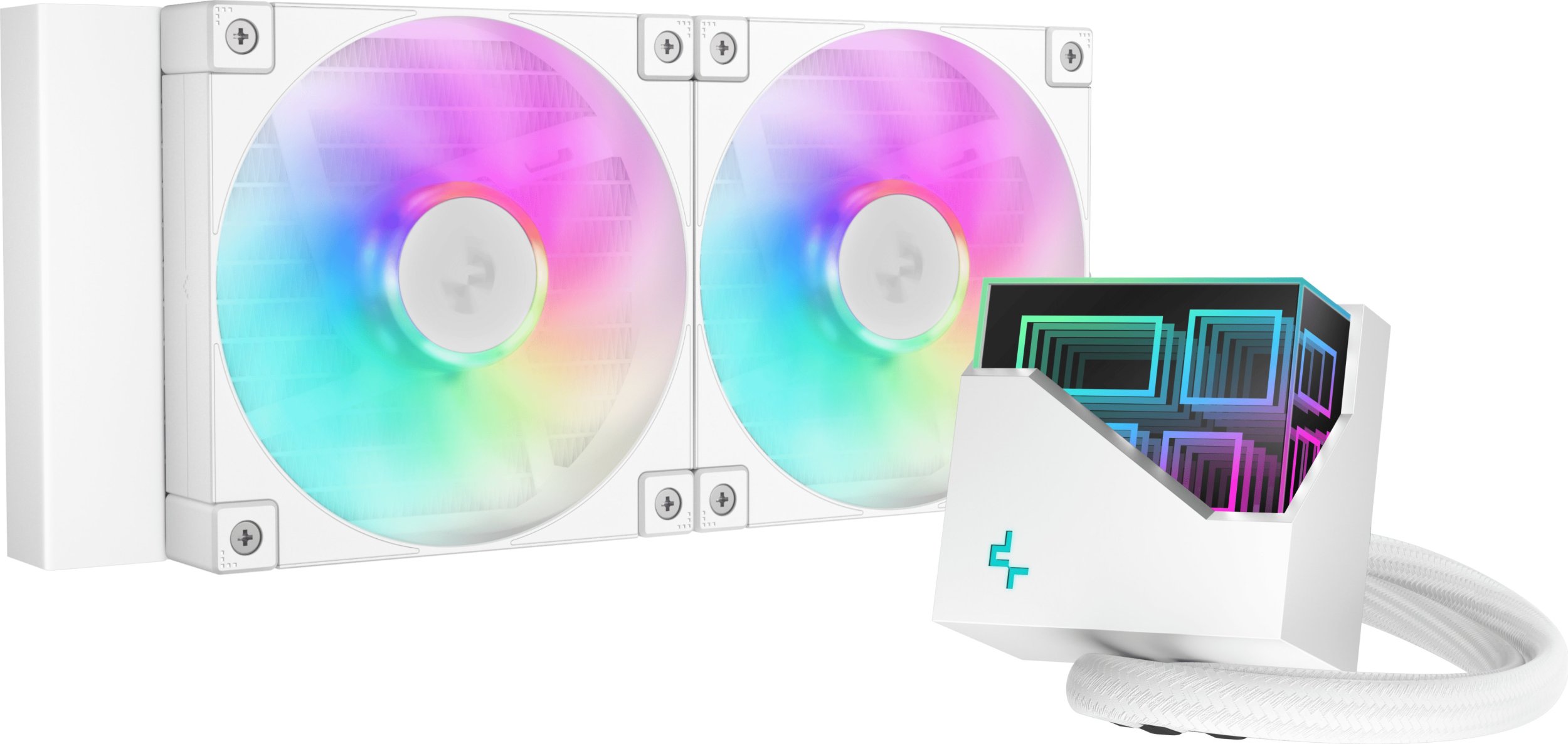 Chłodzenie wodne Deepcool LT240 WH ARGB (R-LT240-WHAMNC-G-1)