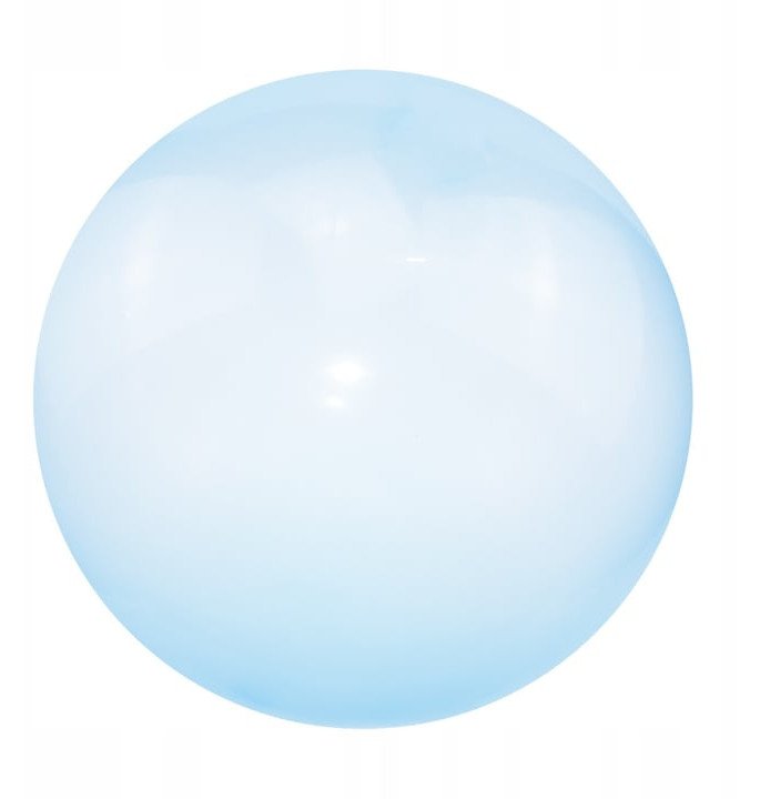PIŁKA OGRODOWA DO ZABAWY 120cm XXXL +POMPKA Przezroczysta GUMOWA TPR