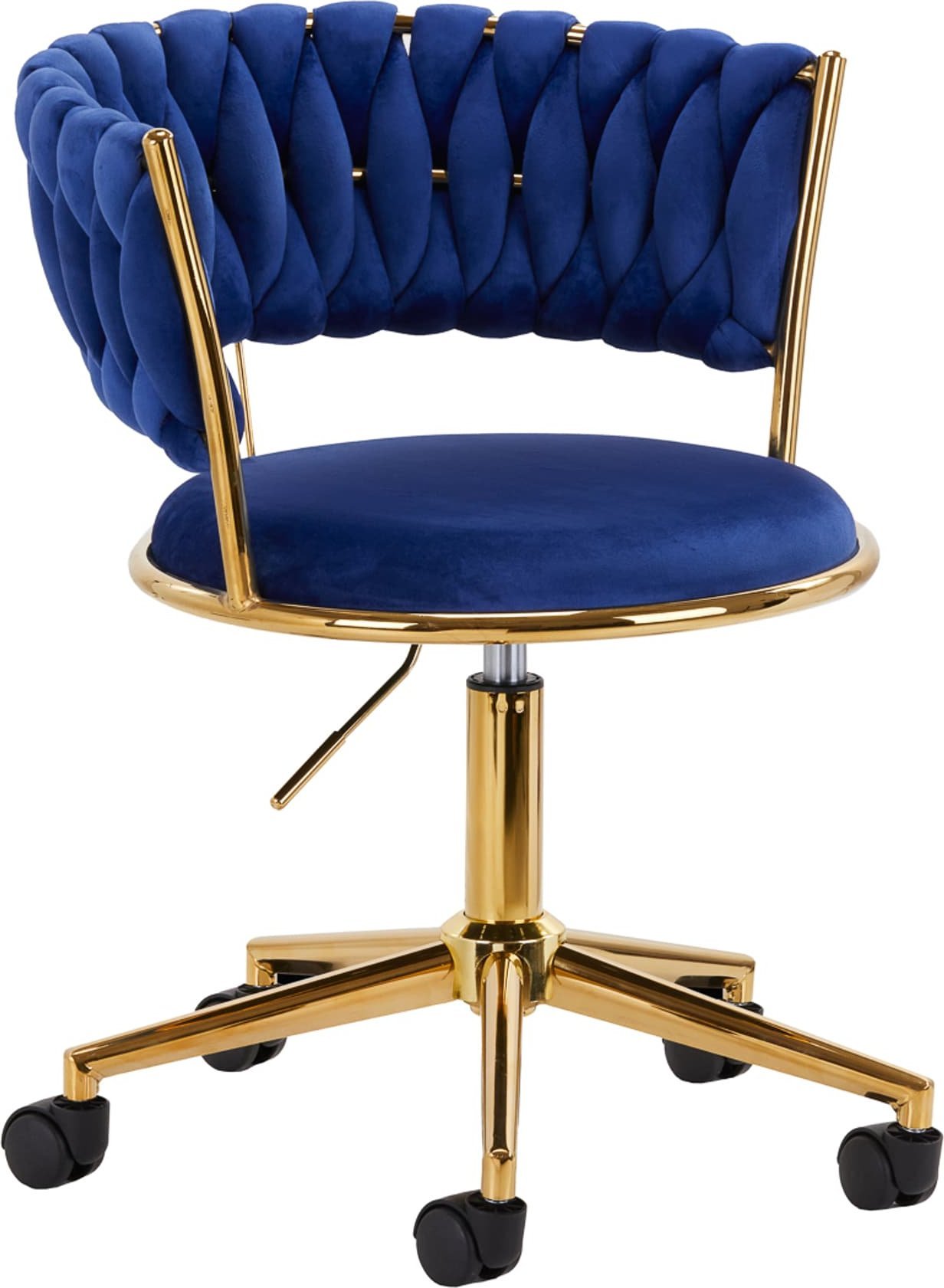 Activeshop 4Rico krzesło obrotowe QS-GW01G aksamit granatowe