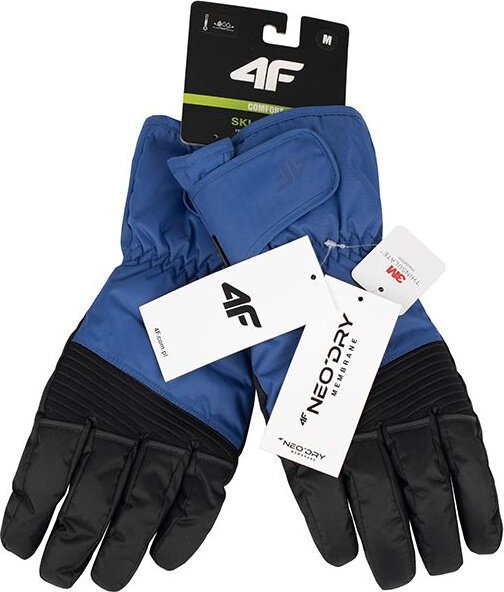 4f Rękawice narciarkie męskie 4F FNK M107 niebieskie 4FWAW23AFGLM107 32S S