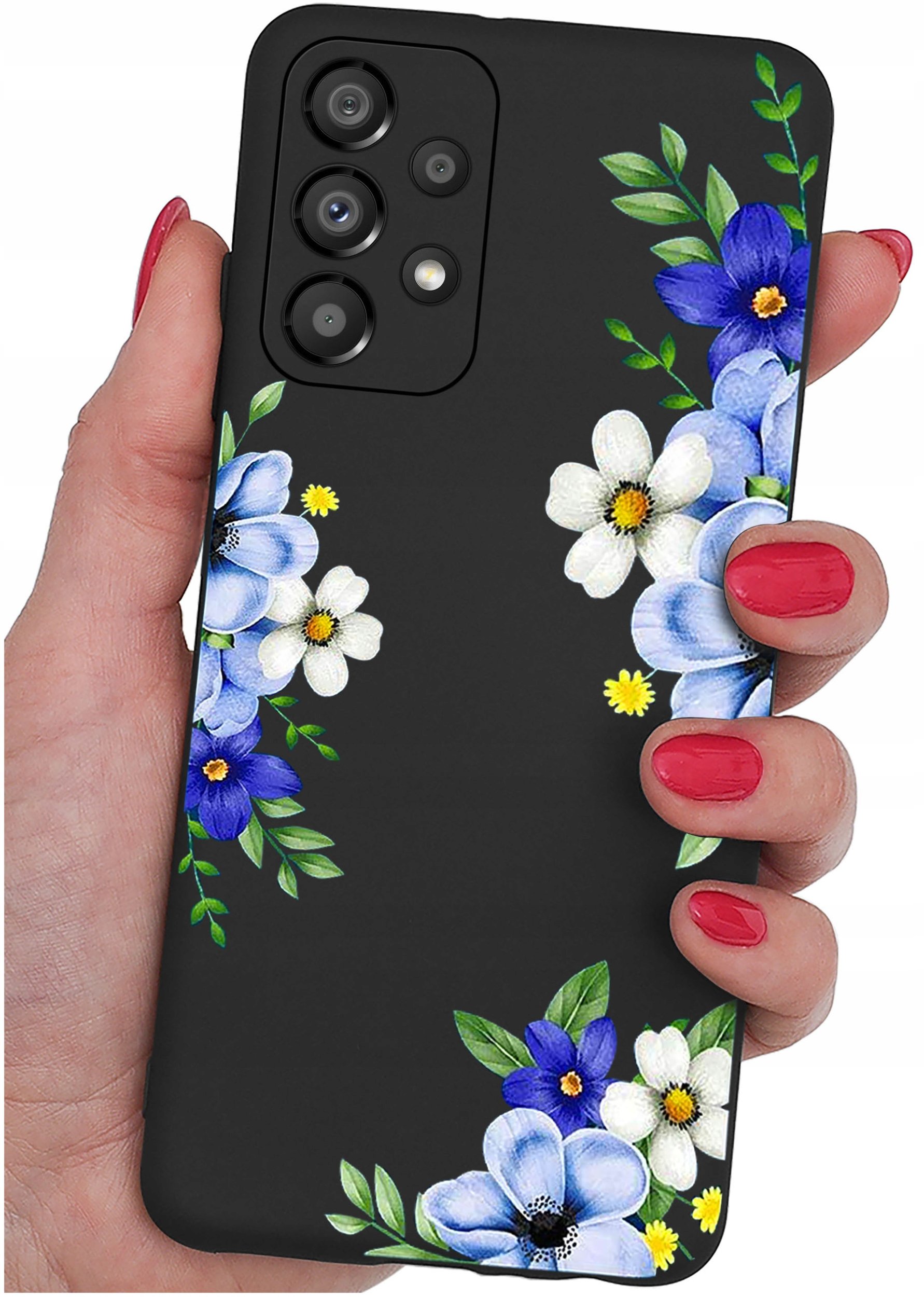 Etui do SAMSUNG A52 | A52s 5G | WZORY | SILIKONOWE MATT SZKŁO 9H