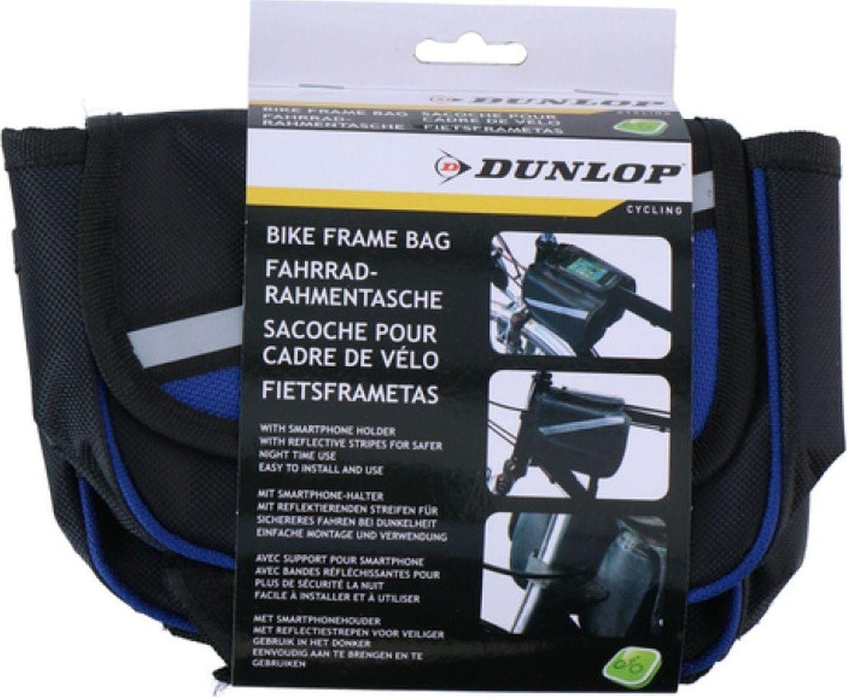 SAKWA TORBA ROWEROWA NA RAMĘ DUNLOP - niebieski