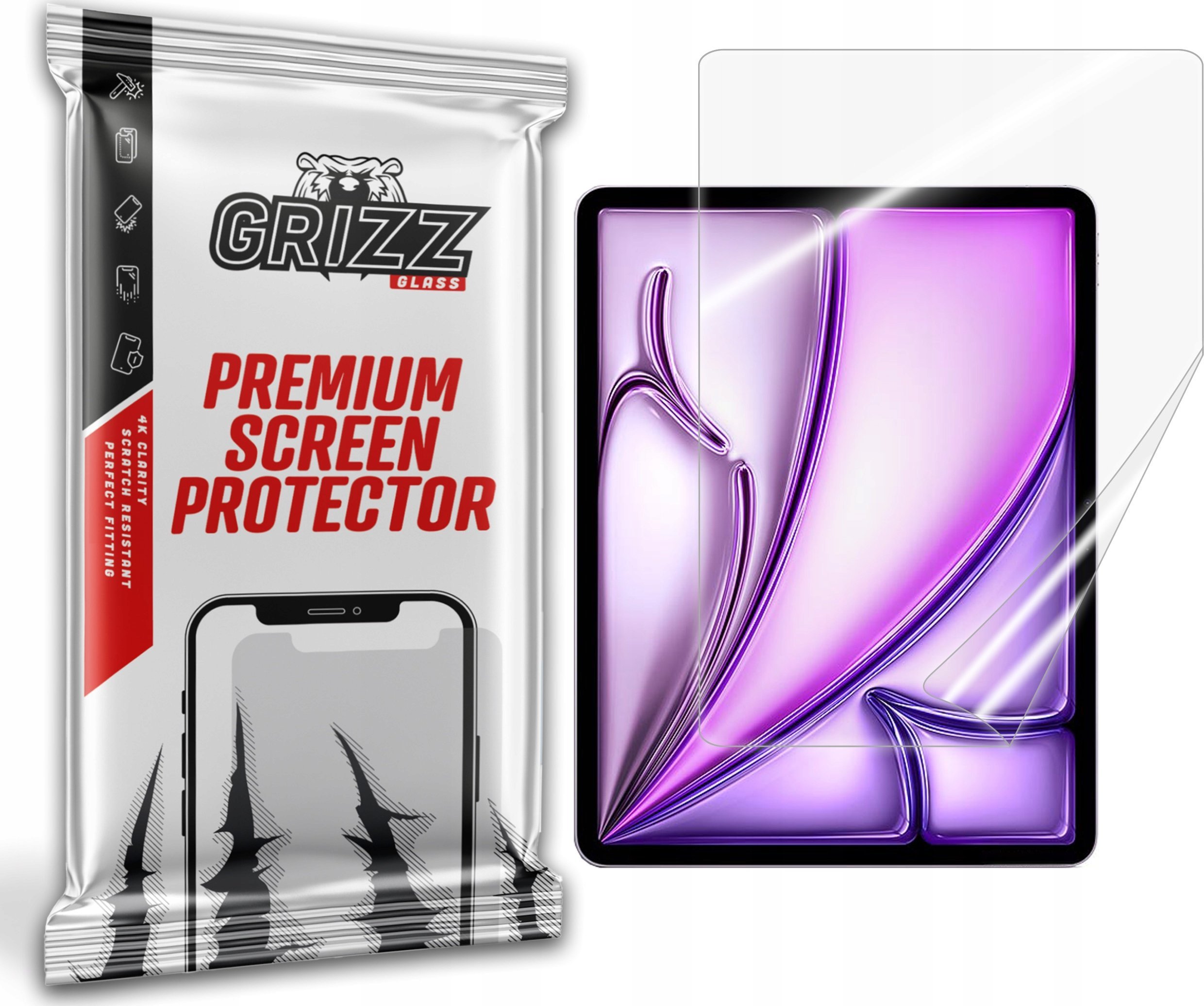GrizzGlass Folia ceramiczna GrizzGlass CeramicFilm do Apple iPad Air 13" 2024 (6. generacji)