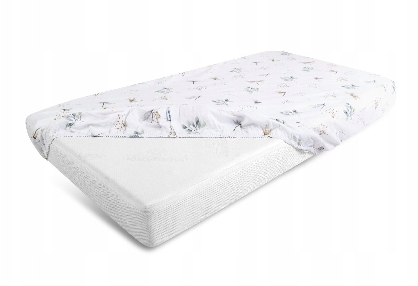 Prześc. BAWEŁNIANE druk z gumą 60x120x10